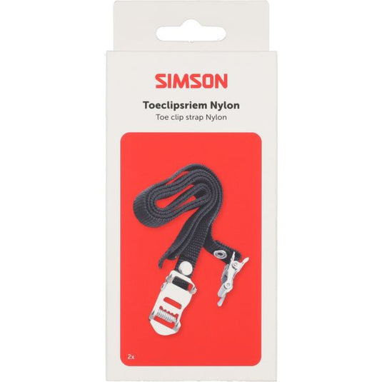 Simson toeclip wielgoot riemen 2st