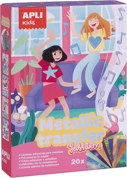 Apli kids metallic transfer fashion