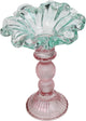 Hd collection kandelaar glas multi 14x14x19cm
