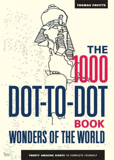 Merkloos sans marque the 1000 dot-to-dot book - wonders of the world