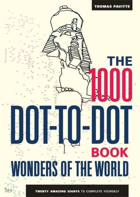 Merkloos sans marque the 1000 dot-to-dot book - wonders of the world