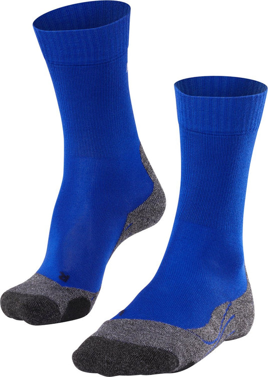 Falke tk2 cool anti-blaar dik lyocell functioneel materiaal wandelsokken heren blauw - maat 39-41