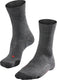 Falke tk2 anti-blaar dik wol functioneel materiaal wandelsokken dames grijs - maat 39-40