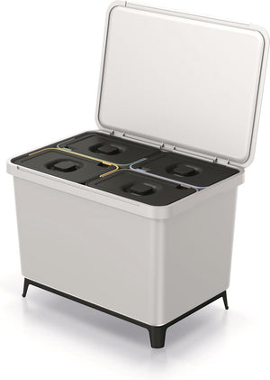 Keden prosperplast - systema afvalbak - 4x10l - wit