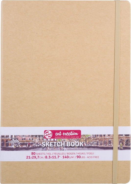 Talens art creation schetsblok 21x29,7cm - 80 vellen - kraft