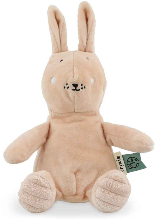 Trixie knuffel mrs. rabbit – 0m+ – leuk als geboortegeschenk – gerecycleerde stof