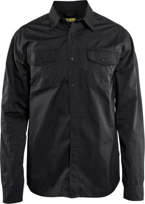 Blåkläder blaklader 3298 werkoverhemd twill zwart
