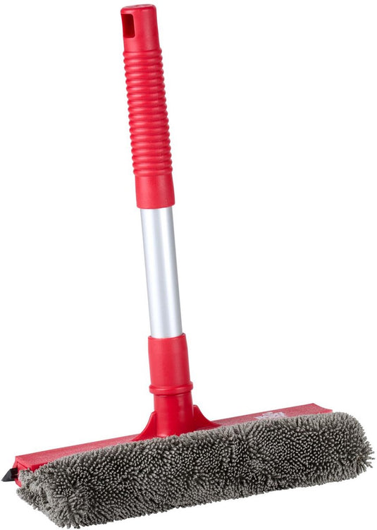 Dirt devil ramenreiniger 2-in-1 - window cleaner met microvezelspons en wisser - raamwisser voor ramen en autoruiten - 28 x 20 cm