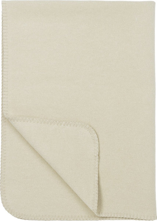 Meyco baby uni wiegdeken - geweven - sand - 75x100cm - 1.0 tog