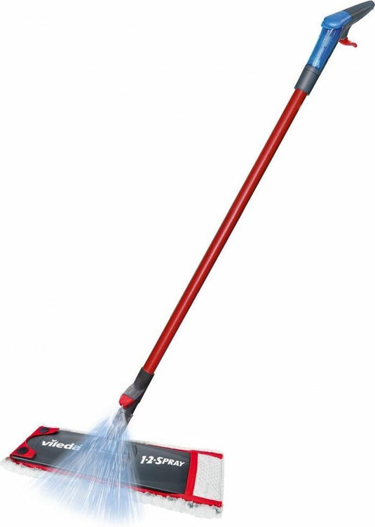Vileda 1.2. spray spraymop - microvezelmop met spraysysteem - geschikt voor alle soorten vloeren