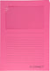 Q-connect l-map met venster | 120 g mâ² | a4 | pak van 100 stuks | roze