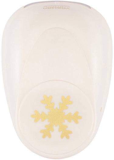 Vaessen creative pons - figuurpons - sneeuwvlok - 3,3 x 3,8 cm