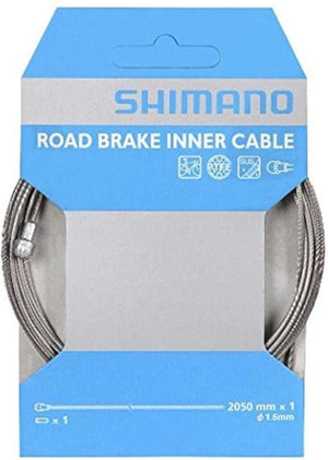 Shimano sil-tec rembinnenkabel 1,6 x 2050 mm - rvs - racefiets - inclusief eindkap
