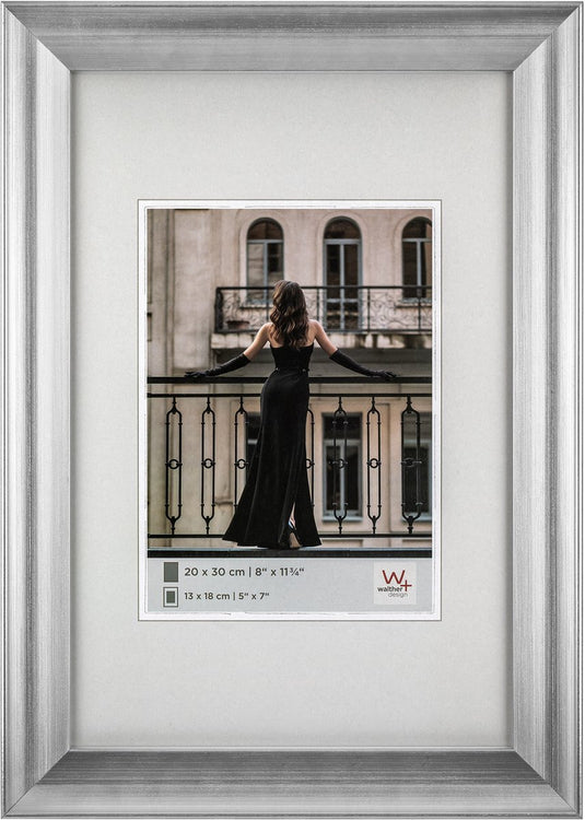 Walther venice - fotolijst - fotoformaat 30x40 cm - zilver