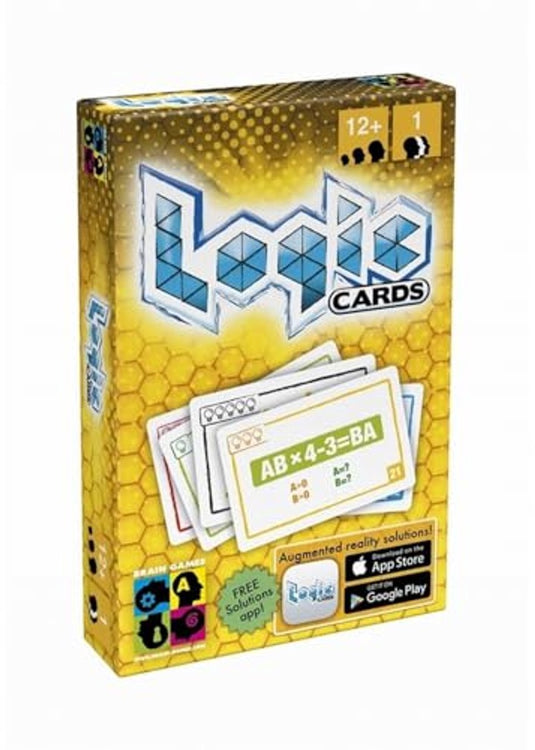 Brain games logica kaartspel educatief multicolor - denkspel.