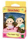 Sylvanian families 5737 tweeling bloemen hangoor konijn- 2 fluweelzachte speelfiguren