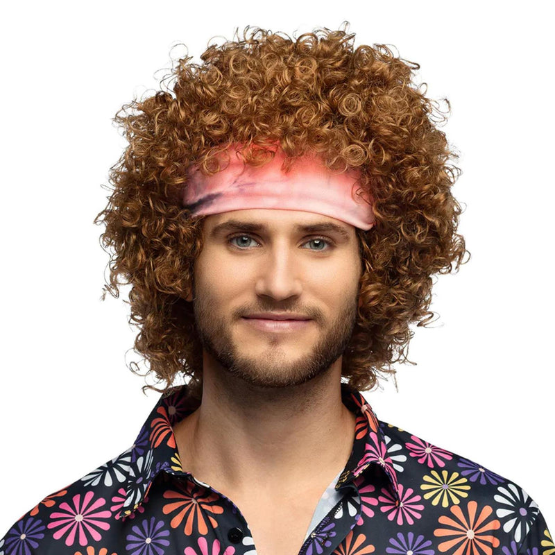 Load image into Gallery viewer, Boland pruik hippie groove met haarband
