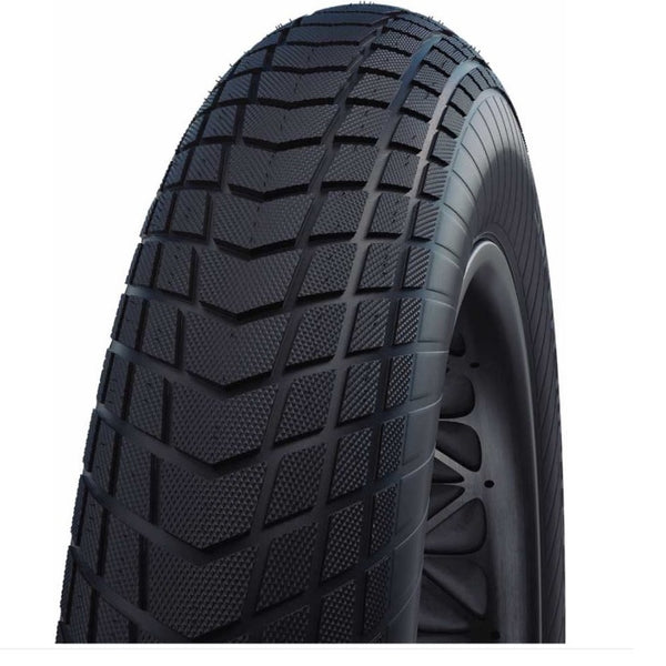 Schwalbe Super Moto (Anti-lek raceguard) Fatbike, Zwart met reflectie, 20x4.00, ETRTO 100-406