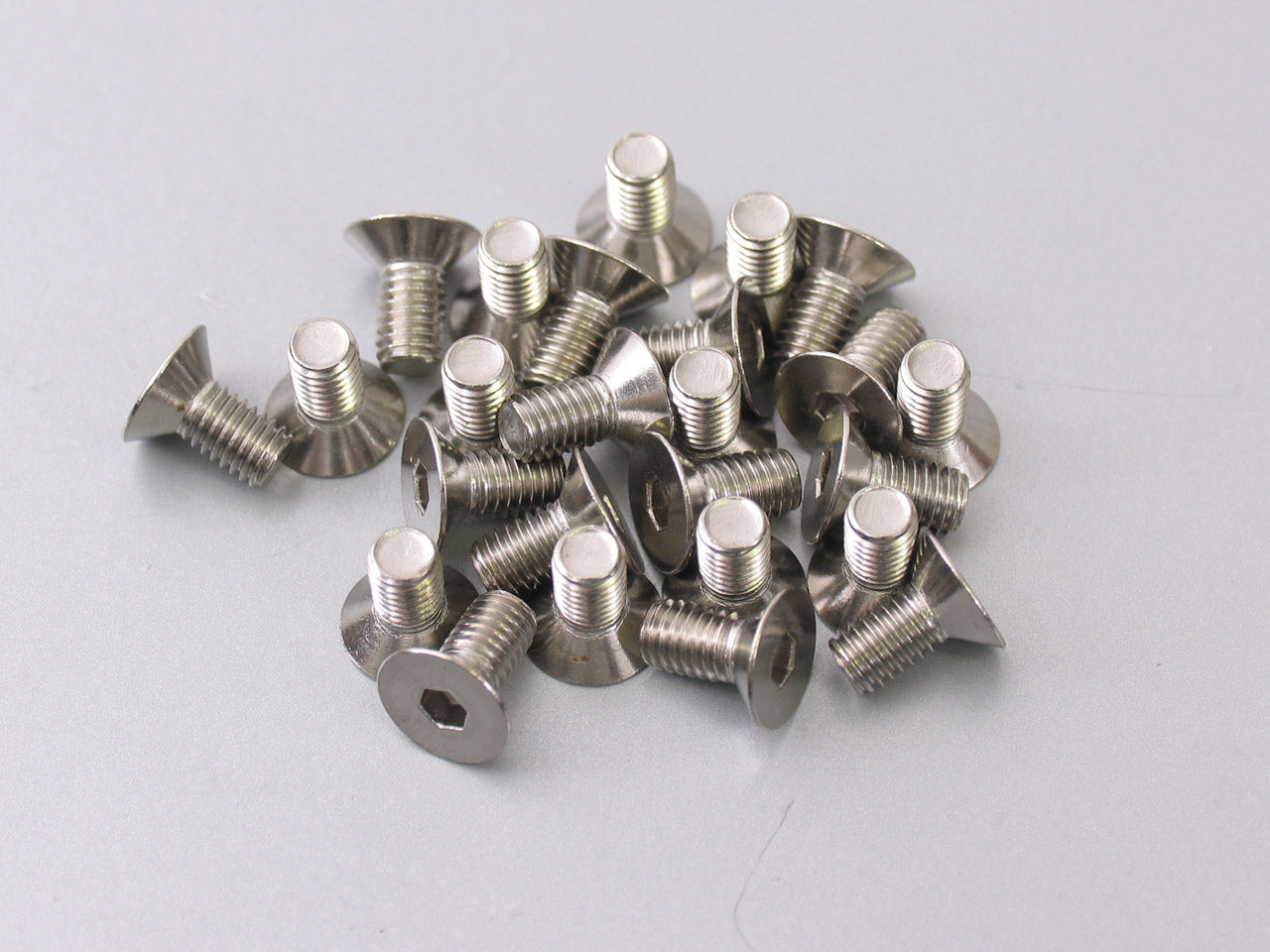 Allen screw M5 x 10 stainless steel with countersunk head (25 pieces)