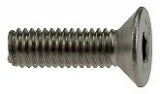 Allen screw M5x16 stainless steel with countersunk head (25 pieces)