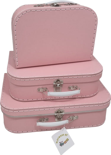Playwood - koffer set van 3 - roze