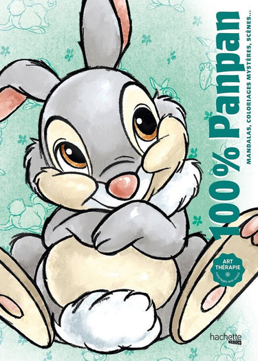 Hachette heroes panpan coloriages - kleurboek voor volwassenen - frans - 112 pagina's