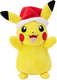 Jazwares pokémon | pikachu met kerstmuts - 20 cm knuffel