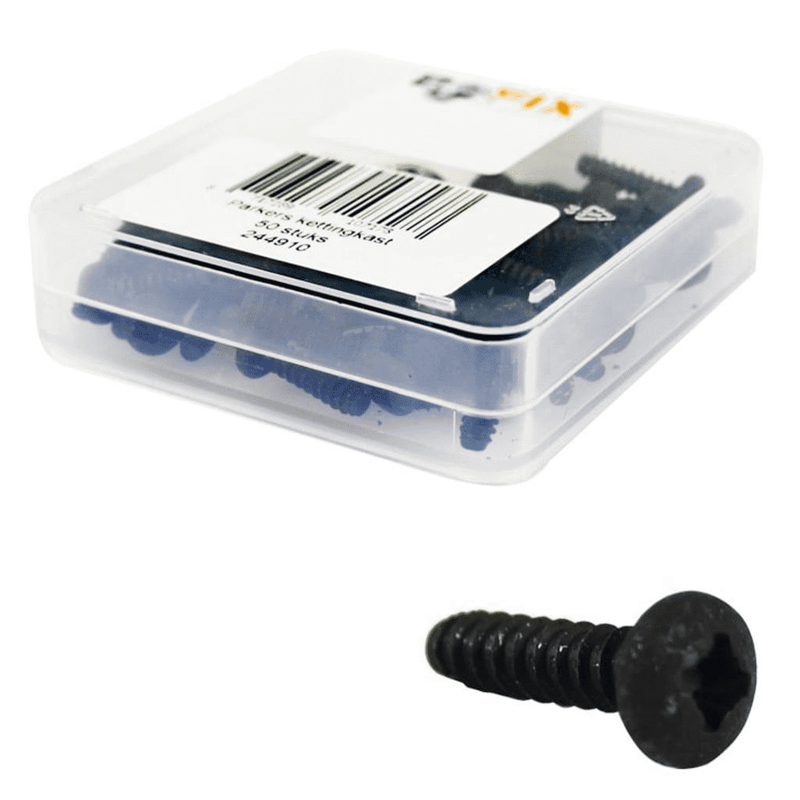 Load image into Gallery viewer, Parkers Bofix voor kettingkast - zwart (50 stuks)
