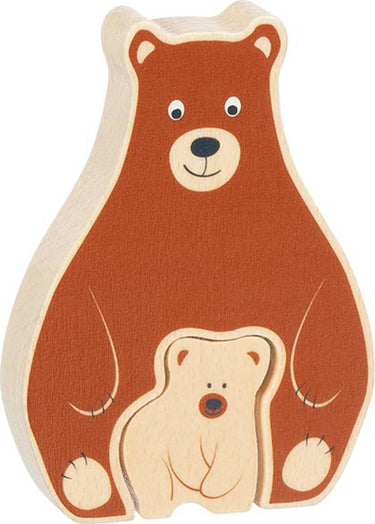 Goki houten puzzel staand beert, 2st.