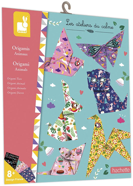 Janod - les ateliers du calme - origami dieren - knutselset