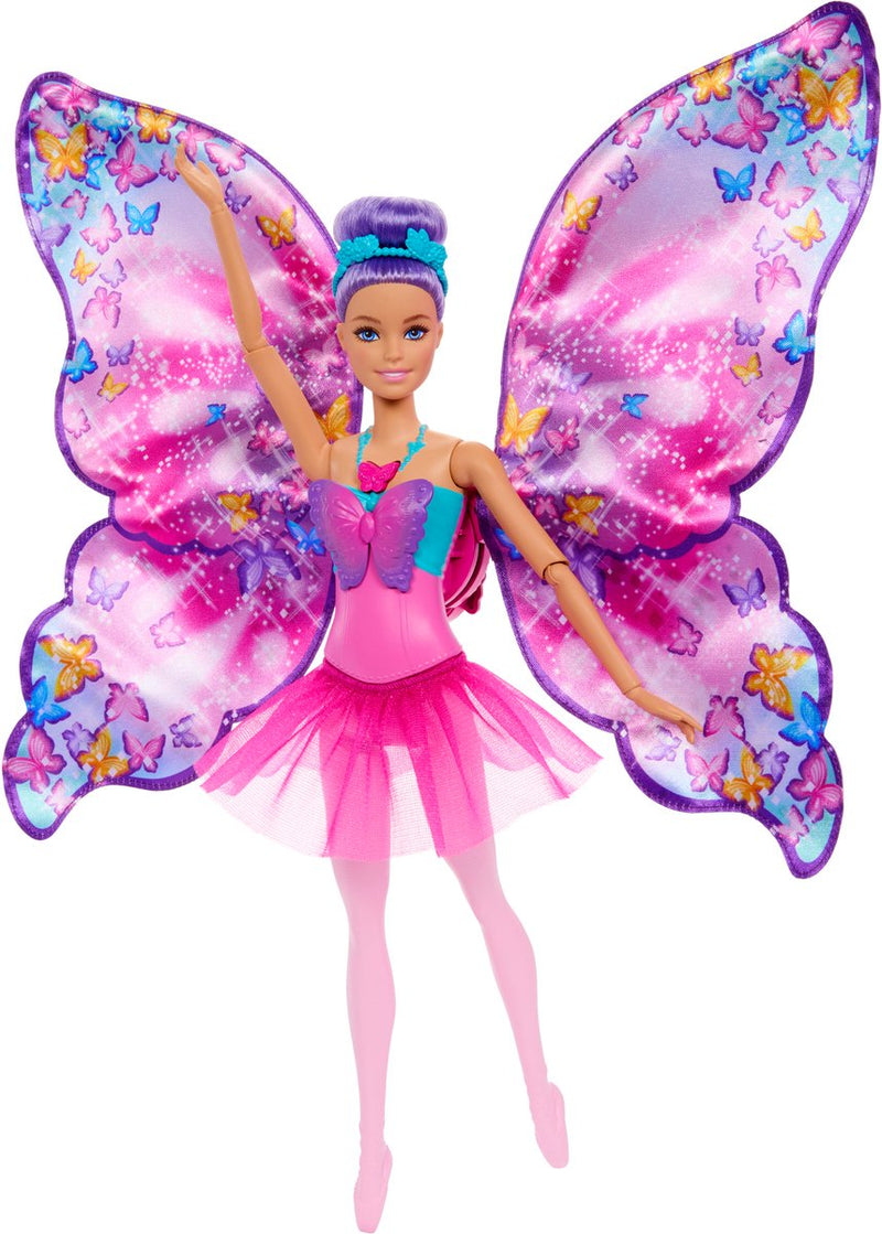 Load image into Gallery viewer, Barbie dans- en fladderpop – magische vlindervleugels

