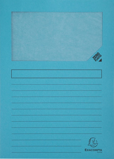 Exacompta l-map forever | voor ft a4 | pak van 25 stuks | lichtblauw