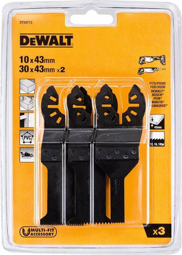 Dewalt zaagbladenset 3-delig (dt20701-qz, dt20706-qz, dt20704-qz) - dt20713-qz