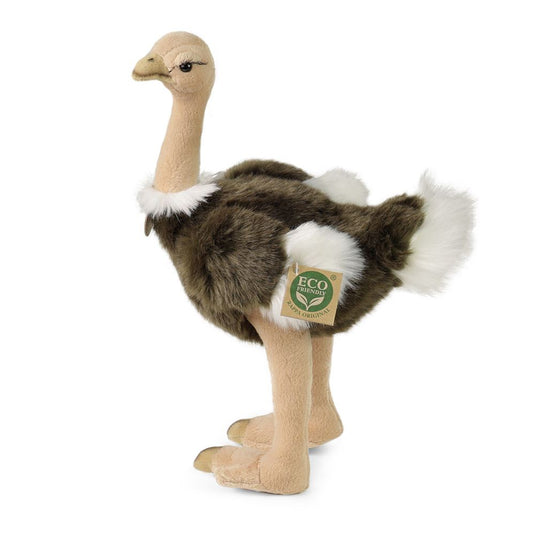 Pluche struisvogel 32 cm eco-vriendelijk