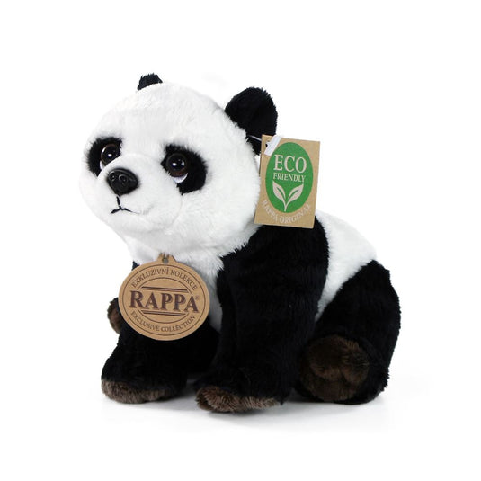 Pluche panda 18 cm eco-vriendelijk