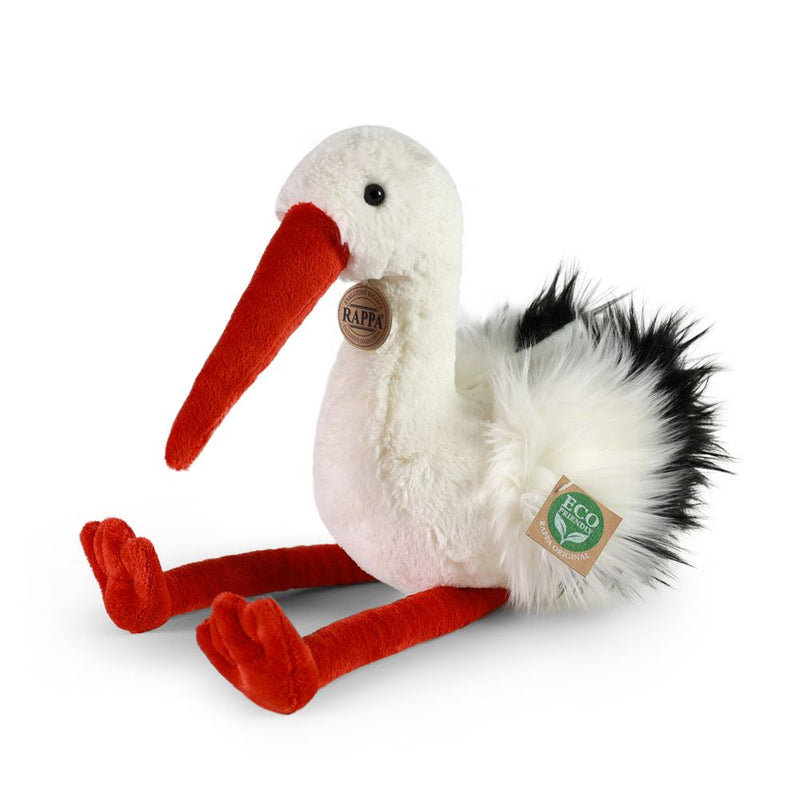 Load image into Gallery viewer, Pluche ooievaar 39 cm eco-vriendelijk
