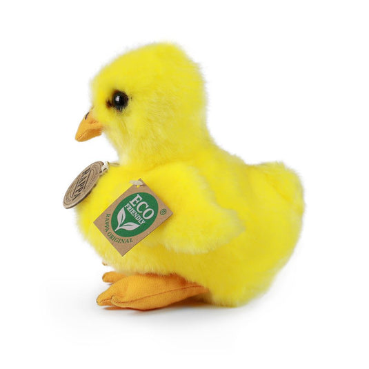Pluche kip 14 cm eco-vriendelijk