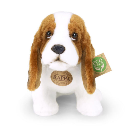 Pluche basset 32 cm eco-vriendelijk
