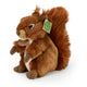 Rappa knuffel eekhoorn 21 cm pluche speelgoed multicolor - eco knuffel
