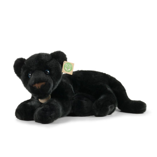 Pluche zwarte panter 40 cm eco-vriendeli