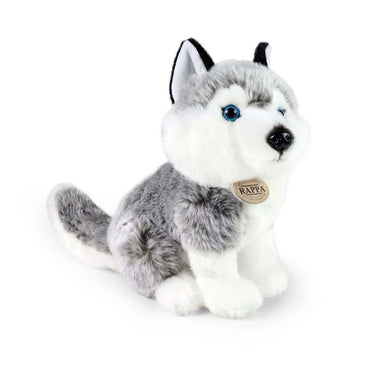 Rappa eco friendly serie - plushen husky knuffel - 30 cm - met gerecycled pet