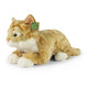 Pluche rood gestreepte kat 40 cm eco-fri
