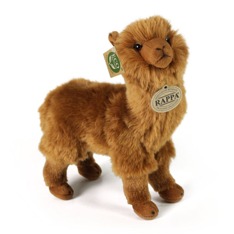 Load image into Gallery viewer, Pluche bruine alpaca 23 cm eco-vriende
