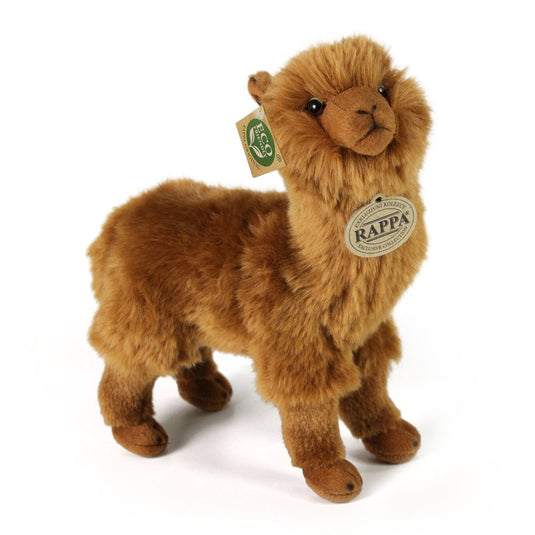 Pluche bruine alpaca 23 cm eco-vriende