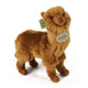 Pluche bruine alpaca 23 cm eco-vriende