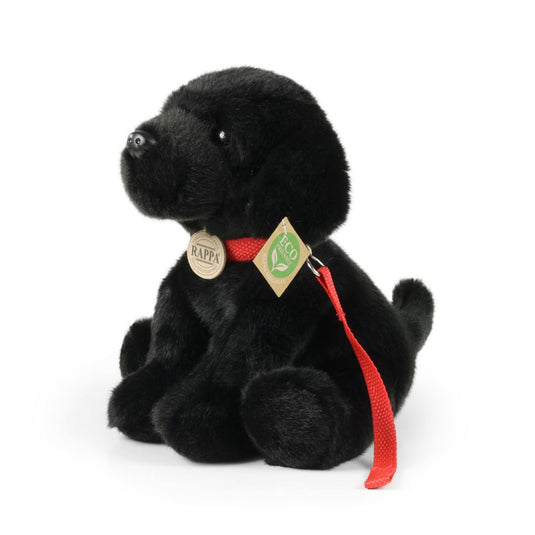 Pluche zwarte labrador 28 cm eco-vriende