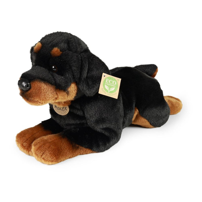 Load image into Gallery viewer, Pluche rottweiler hond 39 cm eco-vriende

