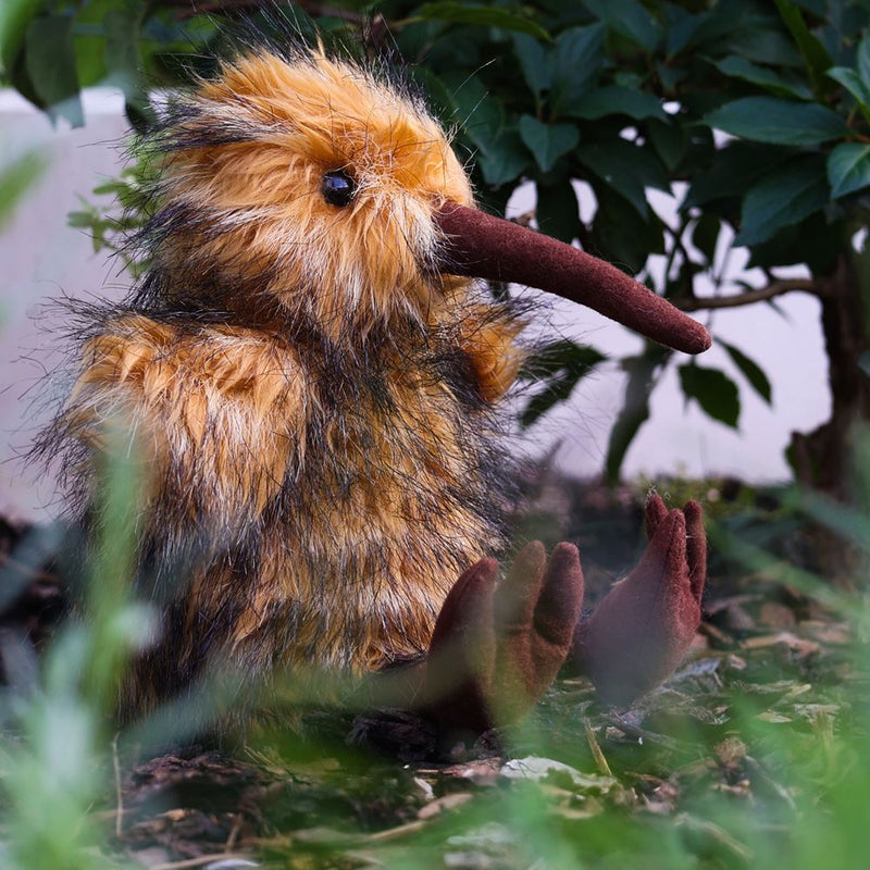 Load image into Gallery viewer, Pluche vogel kiwi 23 cm eco-vriendelijk
