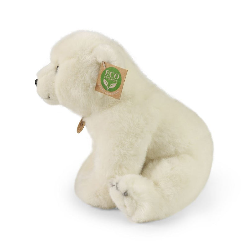 Load image into Gallery viewer, Pluche ijsbeer 28 cm eco-vriendelijk
