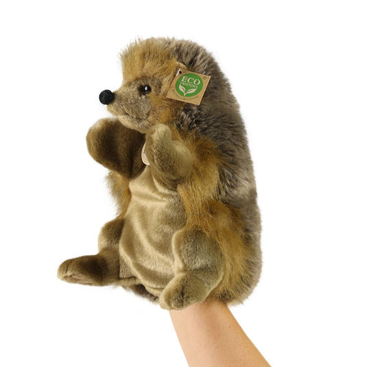 Pluche egel handpop 25 cm eco